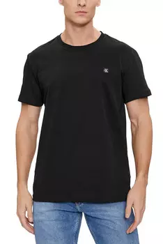 Футболка мужская Calvin Klein Jeans однотонная, черный