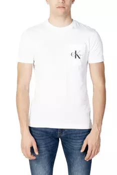 Футболка мужская Calvin Klein Jeans с карманом, белый