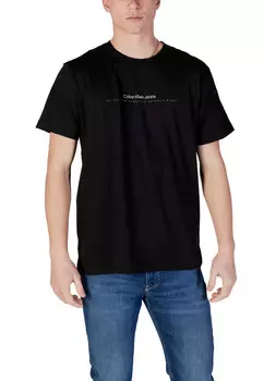 Футболка мужская Calvin Klein Jeans с принтом, черный