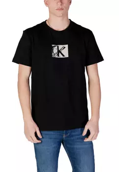Футболка мужская Calvin Klein Jeans с принтом, черный