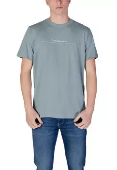 Футболка мужская Calvin Klein Jeans с принтом, зеленый