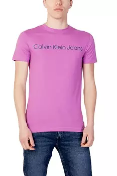Футболка мужская Calvin Klein Jeans с принтом, фиолетовый