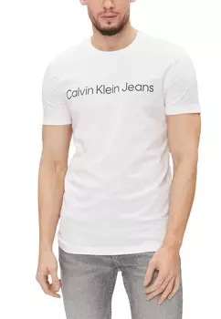 Футболка мужская Calvin Klein Jeans с принтом, белый
