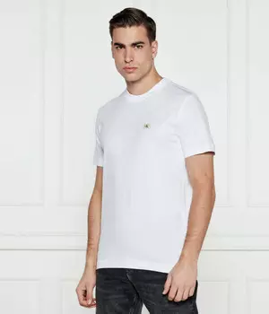 Футболка мужская Calvin Klein Jeans стандартного кроя однотонная, белый