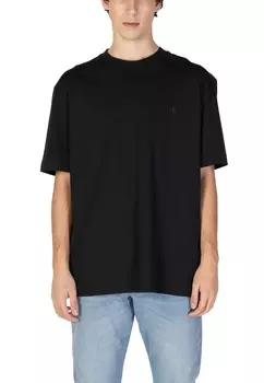 Футболка мужская Calvin Klein Jeans свободного кроя, черный