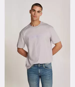 Футболка мужская Calvin Klein Jeans свободного кроя, лавандовый