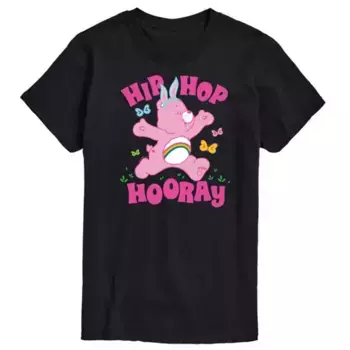 Футболка мужская Care Bears с принтом Hip Hop Hooray Licensed Character, черный
