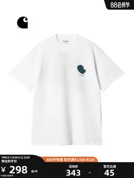 Футболка мужская Carhartt WIP с геометрической печатью, синий