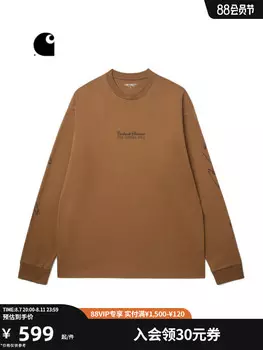 Футболка мужская Carhartt WIP с графическим принтом в стиле комиксов, черный