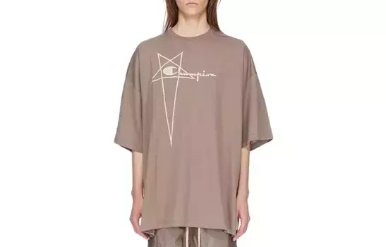 Футболка мужская Champion X Rick Owens, коричневый