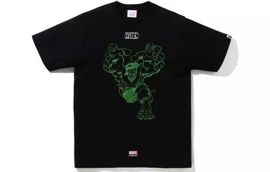 Футболка мужская черная A Bathing Ape, черный
