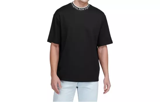 Футболка мужская черная Acne Studios, черный
