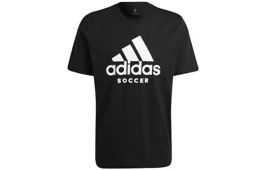 Футболка мужская черная Adidas, черный
