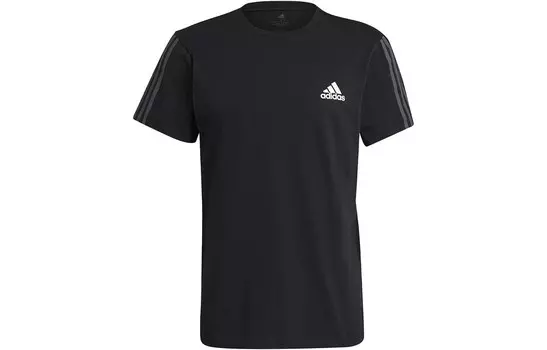 Футболка мужская черная Adidas, черный