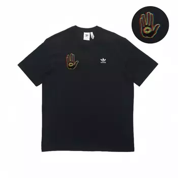 Футболка мужская черная Adidas Originals, черный