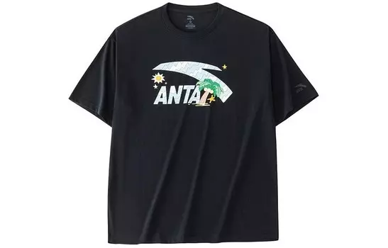 Футболка мужская черная Anta, черный