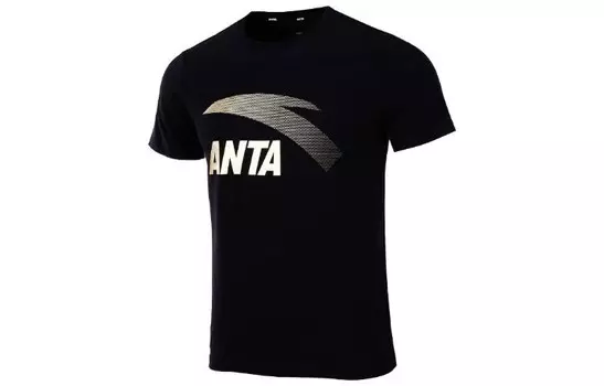Футболка мужская черная Anta, черный