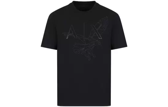 Футболка мужская черная Armani Exchange, черный