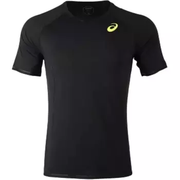 Футболка мужская черная Asics, черный