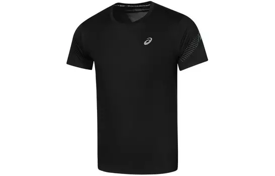 Футболка мужская черная Asics, черный