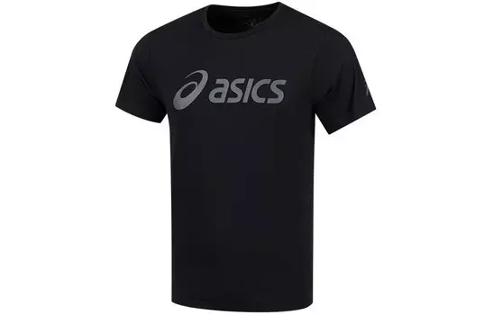 Футболка мужская черная Asics, черный