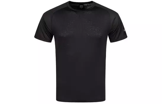Футболка мужская черная Asics, черный