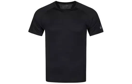 Футболка мужская черная Asics, черный