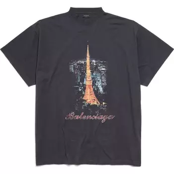 Футболка мужская черная Balenciaga, черный
