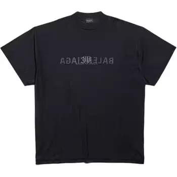 Футболка мужская черная Balenciaga, черный