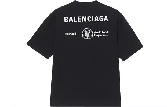 Футболка мужская черная Balenciaga, черный
