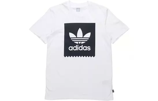 Футболка мужская черная/белая Adidas Originals, черный/белый