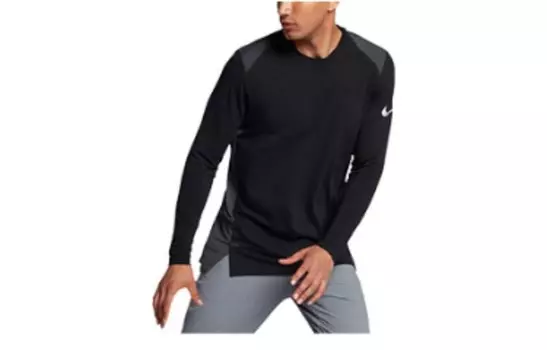 Футболка мужская черная/белая Nike, черный/белый