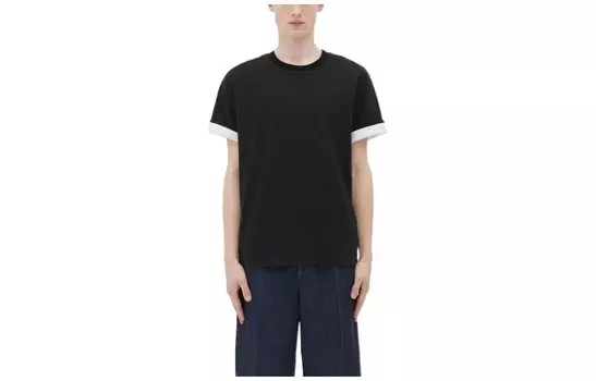 Футболка мужская черная Bottega Veneta, черный
