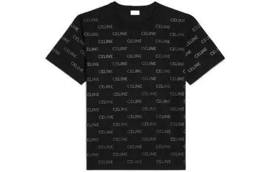 Футболка мужская черная Celine, черный