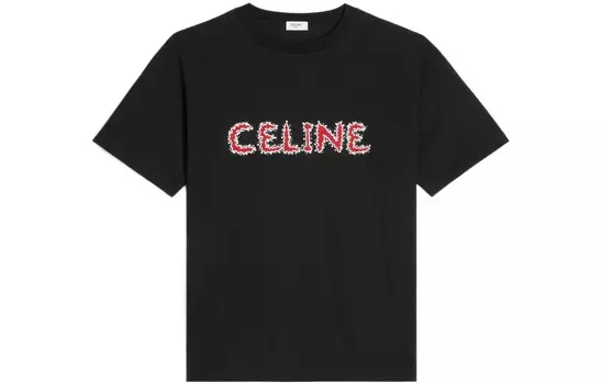 Футболка мужская черная Celine, черный
