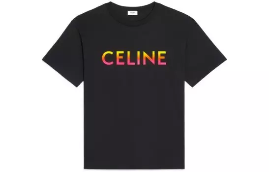Футболка мужская черная Celine, черный