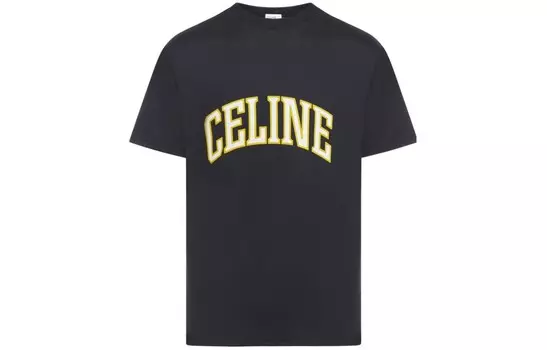Футболка мужская черная Celine, черный