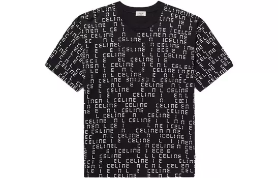 Футболка мужская черная Celine, черный