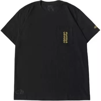 Футболка мужская черная Chrome Hearts, черный