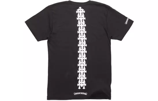 Футболка мужская черная Chrome Hearts, черный