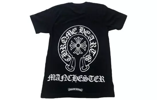 Футболка мужская черная Chrome Hearts, черный