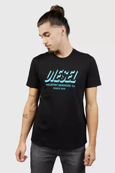 Футболка Мужская Черная Diesel, черный