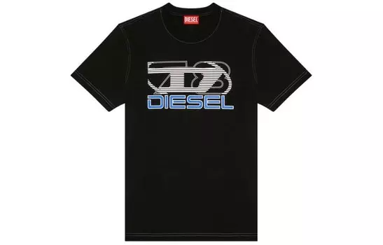 Футболка мужская черная Diesel, черный