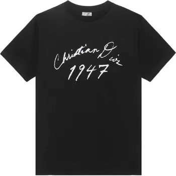 Футболка мужская черная Dior, черный