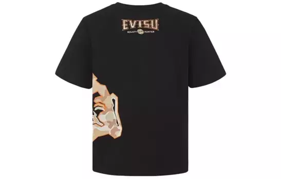 Футболка мужская черная Evisu, черный