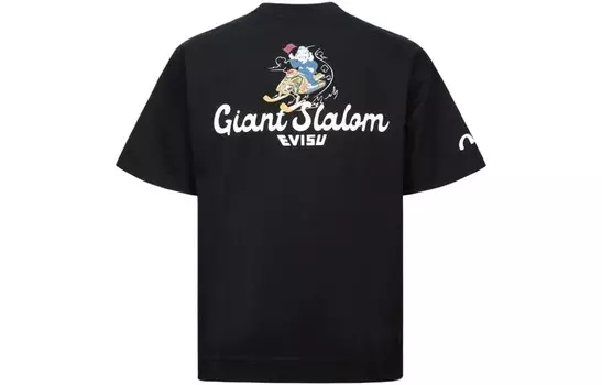 Футболка мужская черная Evisu, черный