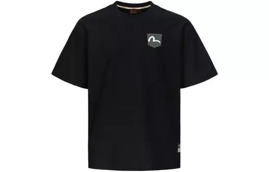 Футболка мужская черная Evisu, черный