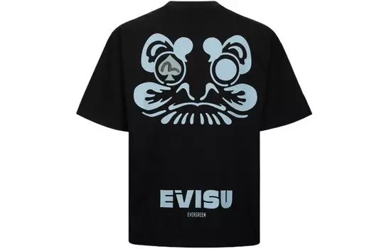 Футболка мужская черная Evisu, черный