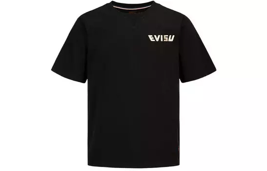 Футболка мужская черная Evisu, черный
