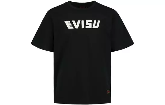 Футболка мужская черная Evisu, черный